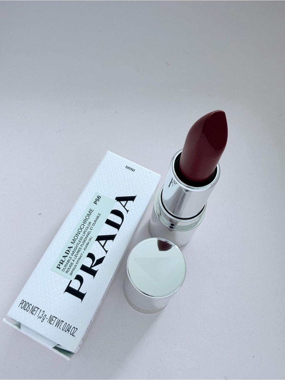 Prada Monochrome Mini Lipstick -P56 TRAVEL SIZE /NIB